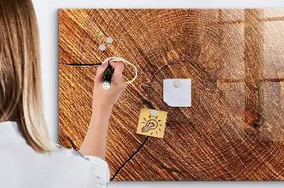 Lavagna magnetica scrivibile in legno decorativo