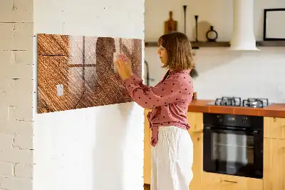 Lavagna magnetica scrivibile in legno decorativo