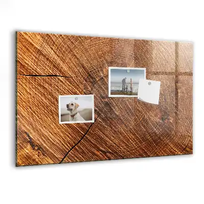 Lavagna magnetica scrivibile in legno decorativo