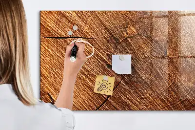 Lavagna magnetica scrivibile in legno decorativo