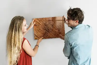 Lavagna magnetica scrivibile in legno decorativo