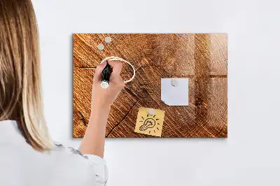 Lavagna magnetica scrivibile in legno decorativo