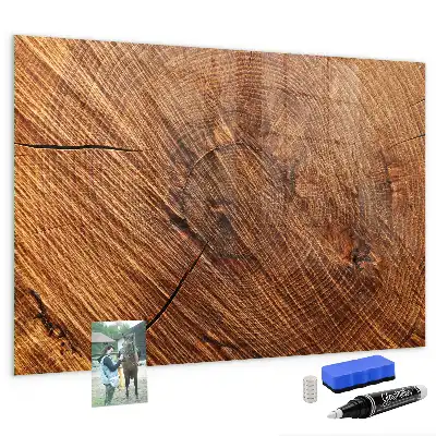 Lavagna magnetica scrivibile in legno decorativo