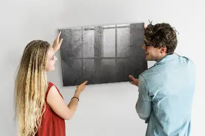 Lavagna magnetica scrivibile a parete in metallo