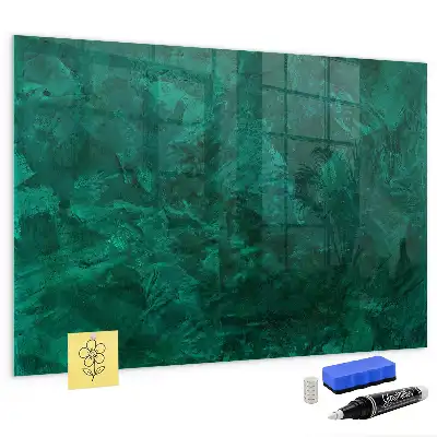 Lavagna magnetica scrivibile colore verde smeraldo
