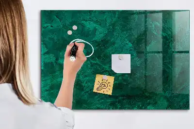 Lavagna magnetica scrivibile colore verde smeraldo
