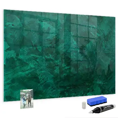 Lavagna magnetica scrivibile colore verde smeraldo