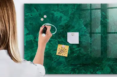 Lavagna magnetica scrivibile colore verde smeraldo