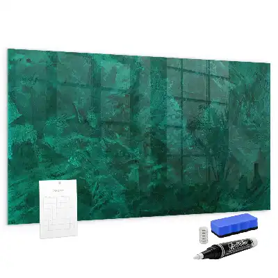 Lavagna magnetica scrivibile colore verde smeraldo