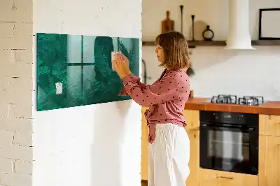 Lavagna magnetica scrivibile colore verde smeraldo