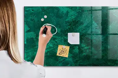 Lavagna magnetica scrivibile colore verde smeraldo