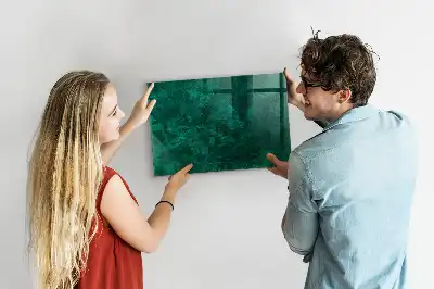 Lavagna magnetica scrivibile colore verde smeraldo