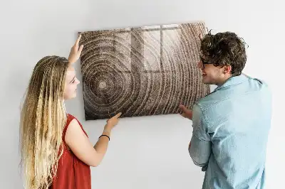 Lavagna magnetica con pennarelli modello a forma di tronco d'albero