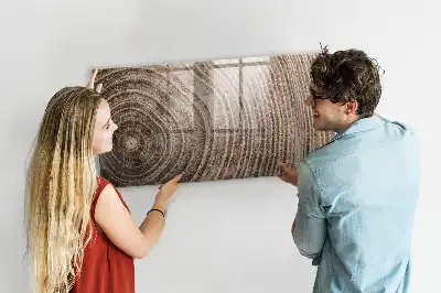 Lavagna magnetica con pennarelli modello a forma di tronco d'albero