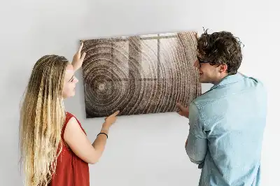 Lavagna magnetica con pennarelli modello a forma di tronco d'albero