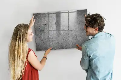 Lavagna magnetica con pennarelli in stile industriale