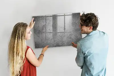 Lavagna magnetica con pennarelli in stile industriale