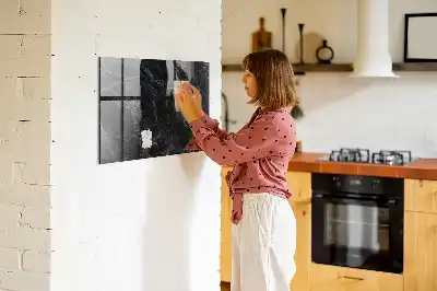 Lavagna magnetica scrivibile colore marmo scuro