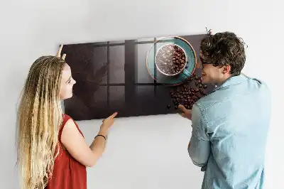 Lavagna magnetica scrivibile a forma di tazza di caffè