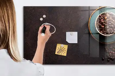 Lavagna magnetica scrivibile a forma di tazza di caffè