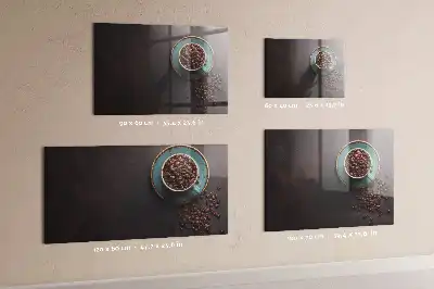 Lavagna magnetica scrivibile a forma di tazza di caffè