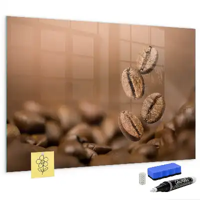Lavagna magnetica scrivibile chicchi di caffè