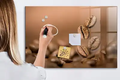 Lavagna magnetica scrivibile chicchi di caffè