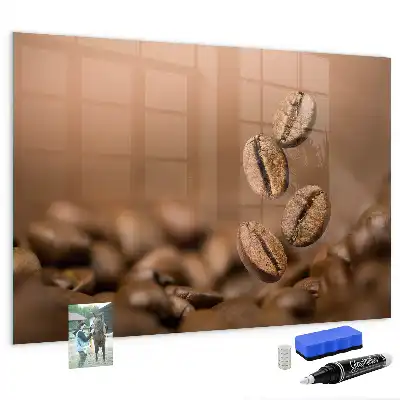 Lavagna magnetica scrivibile chicchi di caffè