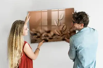Lavagna magnetica scrivibile chicchi di caffè