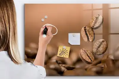 Lavagna magnetica scrivibile chicchi di caffè