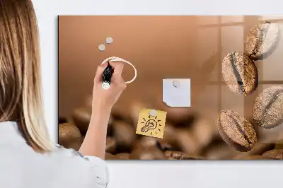 Lavagna magnetica scrivibile chicchi di caffè