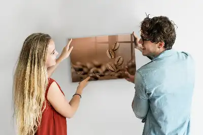 Lavagna magnetica scrivibile chicchi di caffè