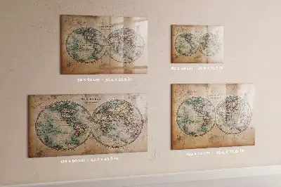 Mappamondo Mondo magnetico con lavagna e pennarelli