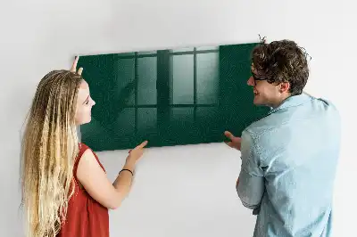 Lavagna magnetica con pennarelli motivo a foglie