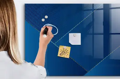 Lavagna magnetica scrivibile decorazione da parete astratta