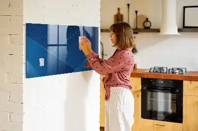 Lavagna magnetica scrivibile decorazione da parete astratta