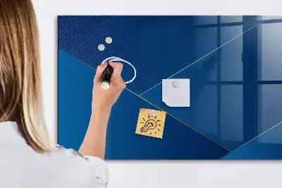 Lavagna magnetica scrivibile decorazione da parete astratta