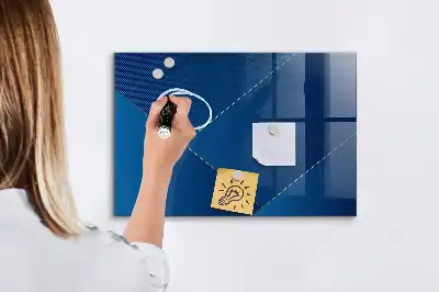 Lavagna magnetica scrivibile decorazione da parete astratta