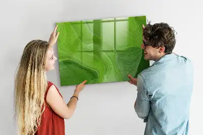 Lavagna magnetica scrivibile modello Onde moderne