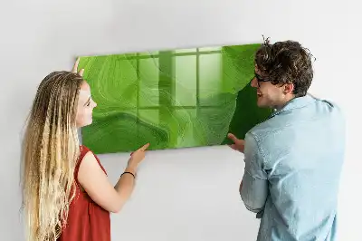 Lavagna magnetica scrivibile modello Onde moderne