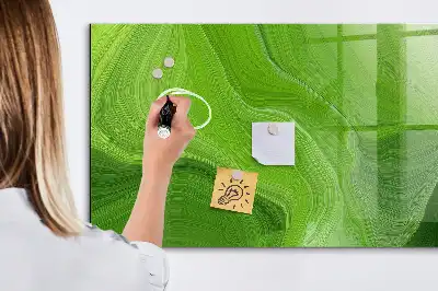 Lavagna magnetica scrivibile modello Onde moderne