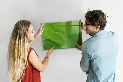 Lavagna magnetica scrivibile modello Onde moderne