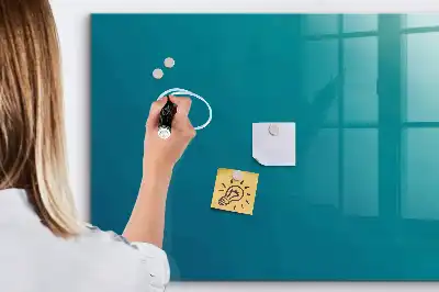 Lavagna magnetica scrivibile motivo astrazione marina