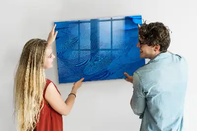 Lavagna magnetica scrivibile modello a forma di piuma d'uccello