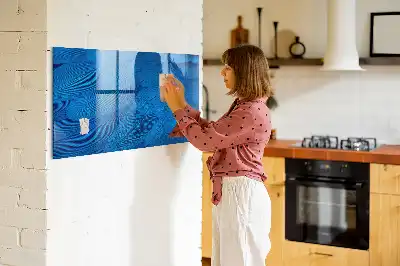 Lavagna magnetica scrivibile modello a forma di piuma d'uccello