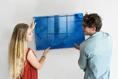 Lavagna magnetica scrivibile modello a forma di piuma d'uccello