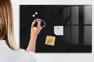 Lavagna magnetica scrivibile motivo per muro scuro