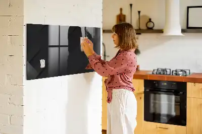 Lavagna magnetica scrivibile motivo per muro scuro