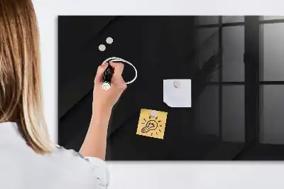Lavagna magnetica scrivibile motivo per muro scuro