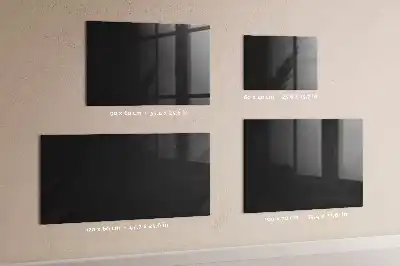 Lavagna magnetica scrivibile motivo per muro scuro